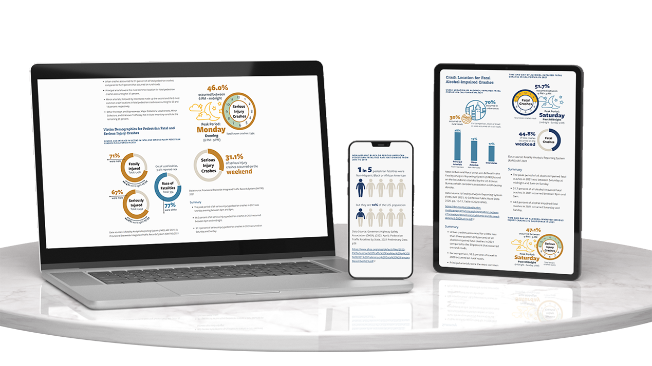 2023 SafeTREC Traffic Safety Facts Mockup